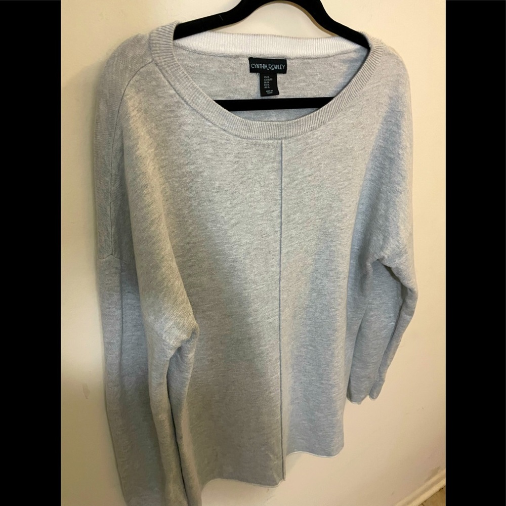 Cynthia Rowley Gray Knit Sweater